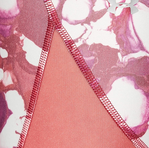 Under Armour HG Ankle Crop Print Impulse Pink - Picture 3 of 6